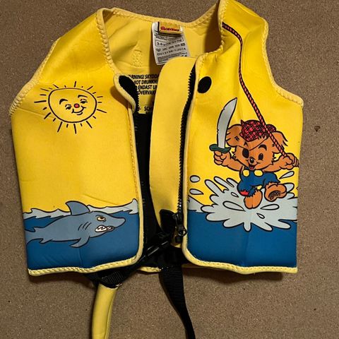 Bamse svømmevest, 3-6år 18-30kg