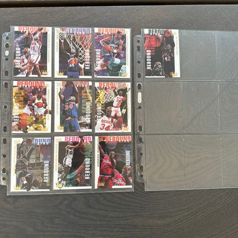Basketballkort - komplett serie Flair Ultra Renound King (10 stk)