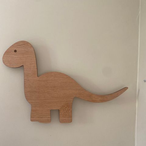 Dinosaur vegglampe fra Sprell