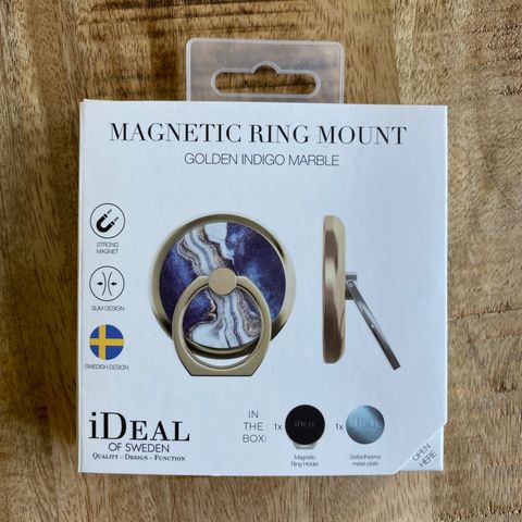 Magnetisk ringholder (popsocket) fra Ideal of Sweden