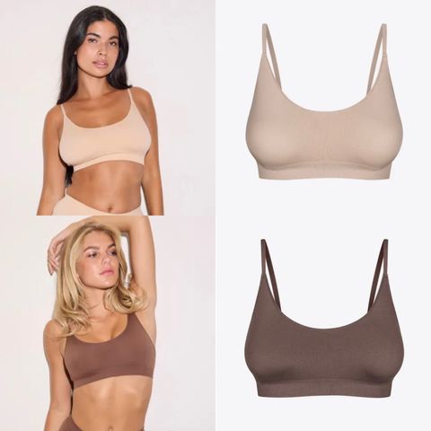 2 Drew bralette fra Change str L - Selges samlet