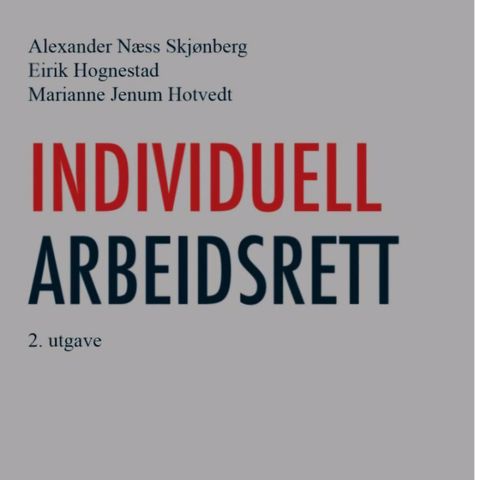 Individuell arbeidsrett 2.utgave