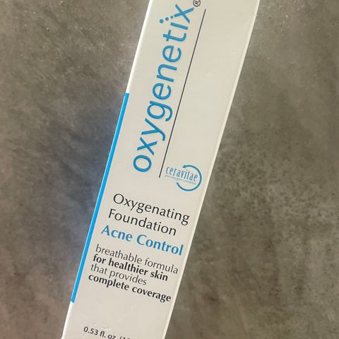 Oxygenetix foundationen acne control