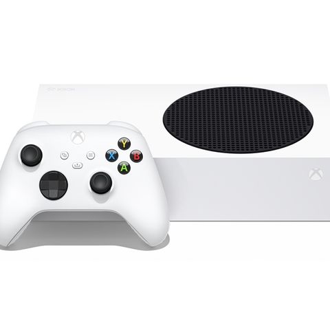 Xbox Series S med to orginale kontroller selges