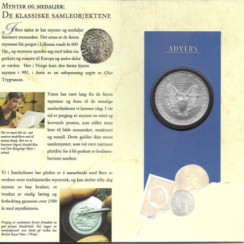 Silver Eagle One Dollar 1996