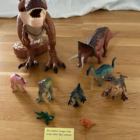 Dinosaurer selges