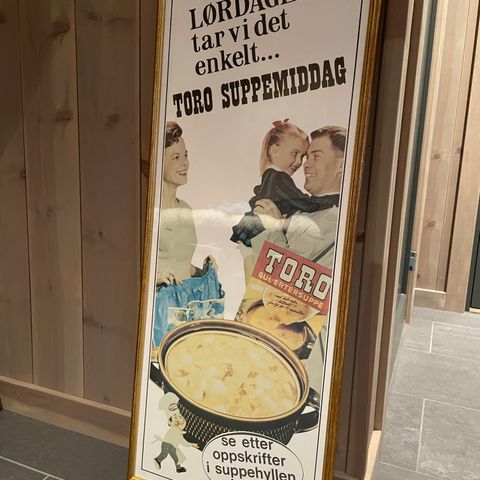 Reklameplakat fra Toro