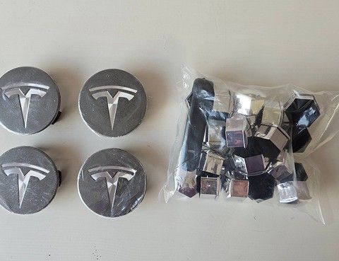 Tesla Model S.3.X.Y Senterkopp sett (Grå og svart)