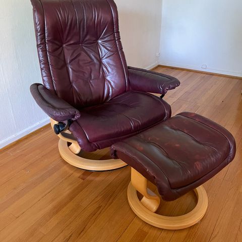 Ekornes stressless m/fotskammel