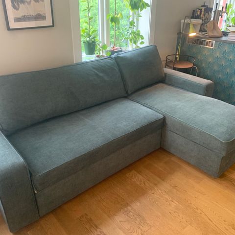 Sovesofa med sjeselong, 240x150x71