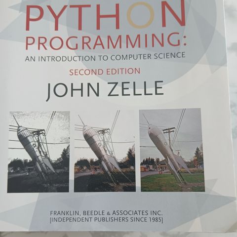 Python programming John Zelle