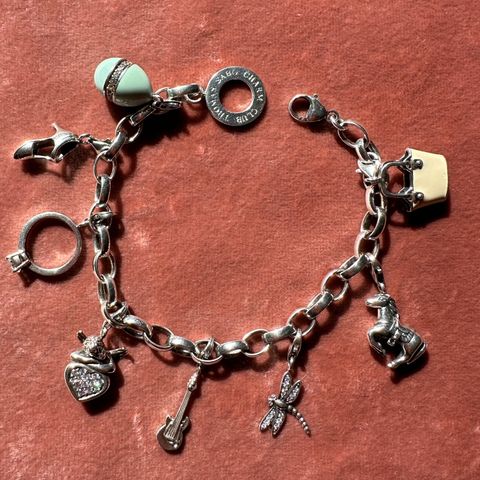 Thomas Sabo-armbånd med 8 charms 🦋