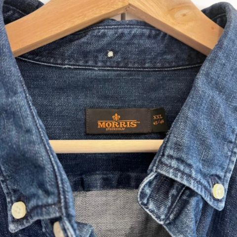 Morris Denim skjorte i str. XXL - 45/46