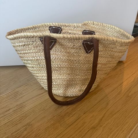 Fransk stråveske / Market bag