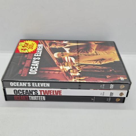 3 stk Ocean's dvd