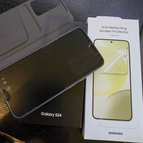 Ubrukt Samsung S24 256GB sort