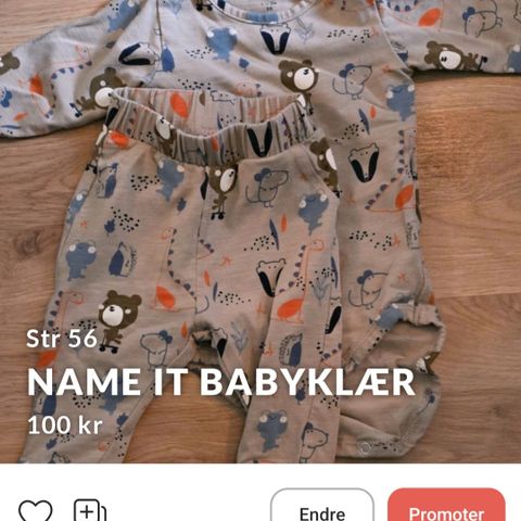 Klespakker til baby selges