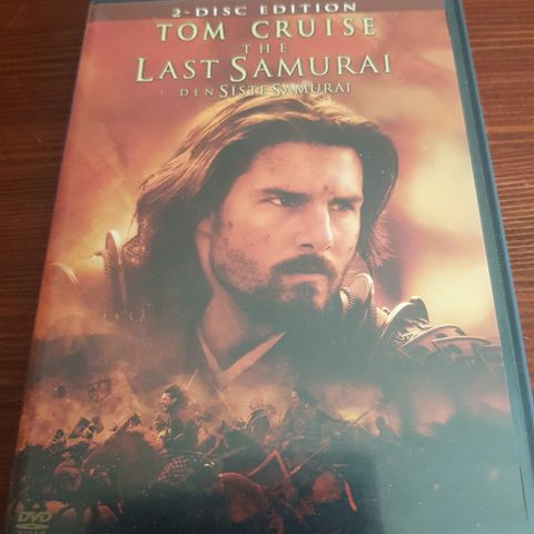 The Last Samurai med Tom Cruise 2 disk