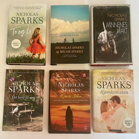 Nicholas Sparks romaner