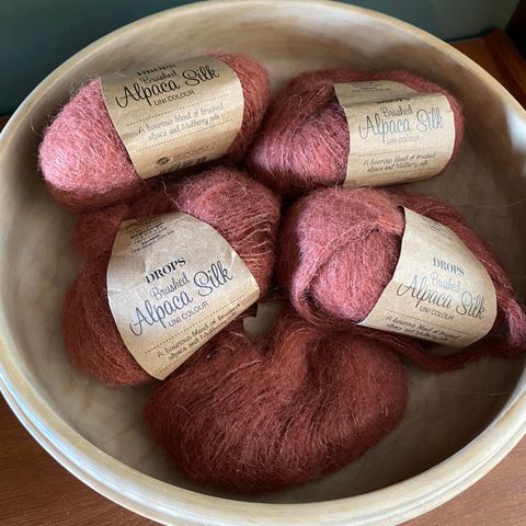 Brushed alpaca silk fra Drops