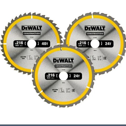 Dewalt Sagklingepakke 3stk