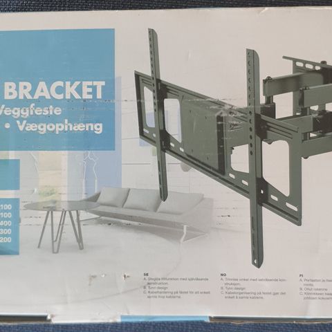 Veggfeste til TV - 32-70"