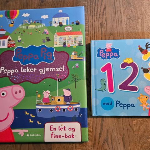 2 stk Peppa Gris  bøker