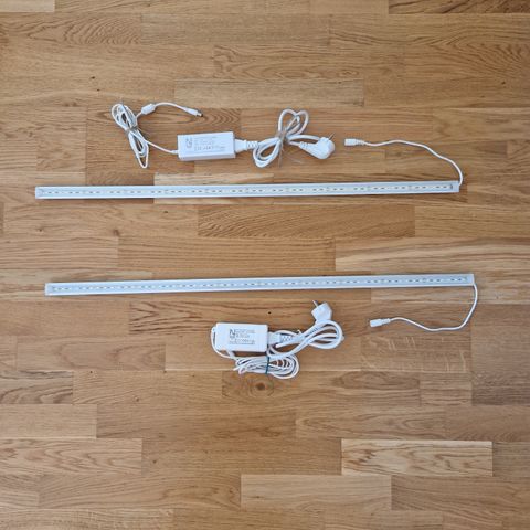 2 stk Nelson Garden LED Plantelys (85 cm) med adapter