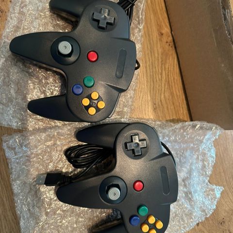 2 nintendo 64 kontroll