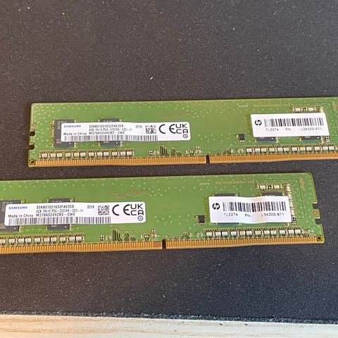 Samsung 8GB DDR4 RAM 3200MHz (2X4GB)