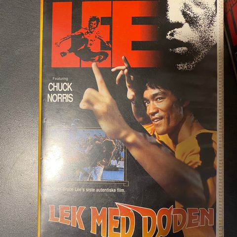 Bruce Lee vhs - «Lek med døden» og «Dragens knyttneve»