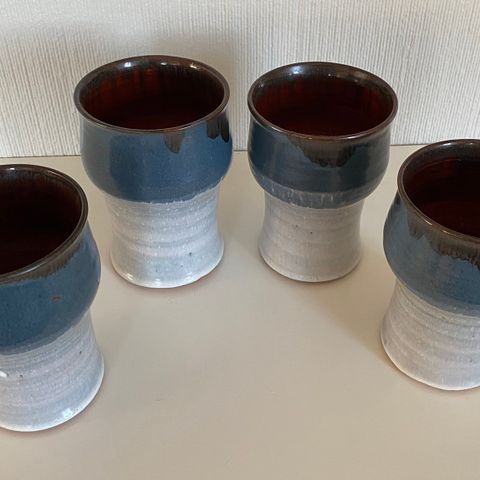 4 Keramikk Krus Formgitt av Jarl Fauske