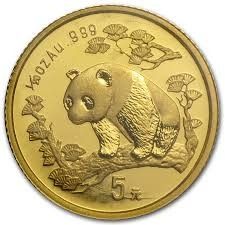 1/20oz panda gullmynt 1997