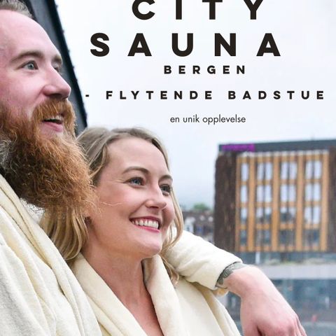 Gavekort verdi 1500 på City Sauna Bergen flytende badstue