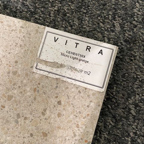 Fliser Vitra Cementmix Micro Light Greige 60x60