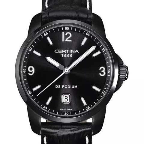 Ny Certina DS Podium Black 38mm