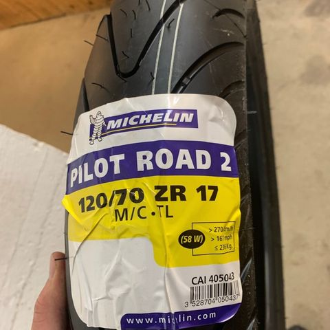 Michelin Pilot Road 2 MC framdekk 120/70 ZR17