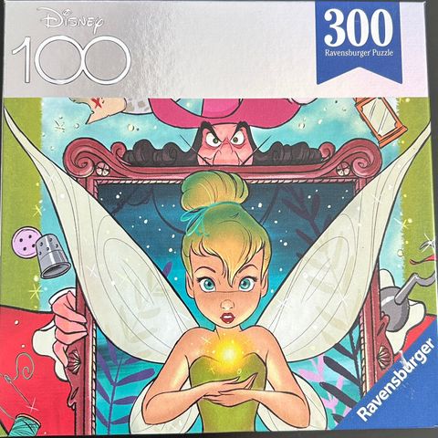 Puslespill 300 Disney 100år Tinkerbell