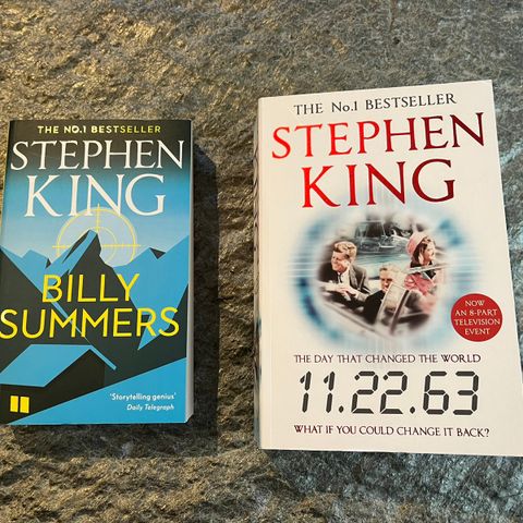 Bøker av Stephen King på engelsk