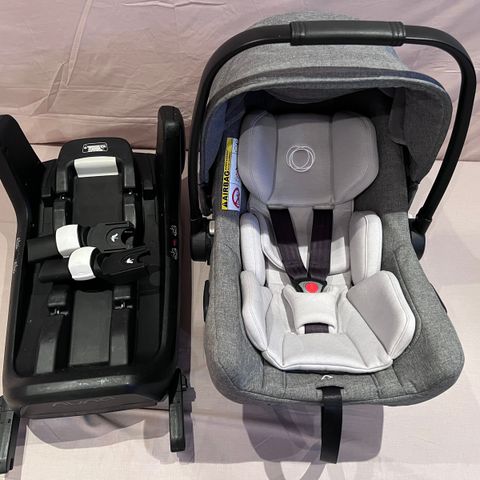 Bugaboo turtle air by Nuna bilstol med base og adapter