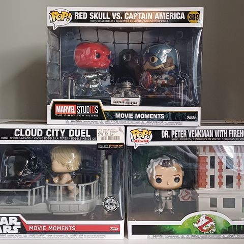 Funko Pop Movie Moments / Town - Marvel, Star wars, Ghostbusters
