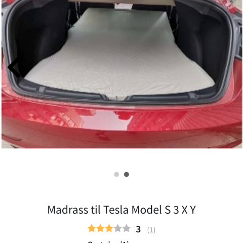 Madrass til Tesla model y, 3, s, x