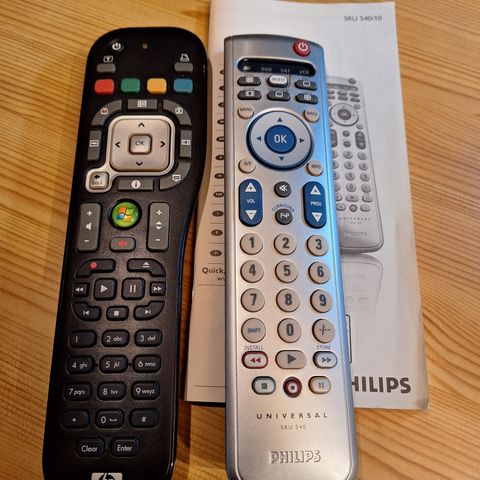 HP fjernkontroll / Philips Universal SRU 540