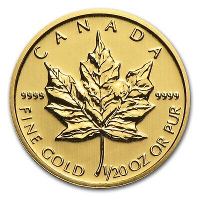 2014 1/20oz maple leaf gullmynt