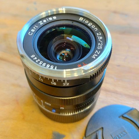 Carl Zeiss Biogon 25mm objektiv 2,8 Leica M-mount