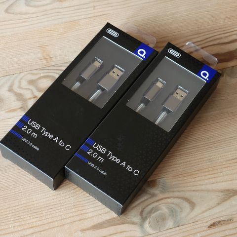 2x USB-C Kabler