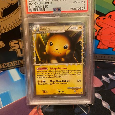 Raichu #83 fra Undaunted i PSA 8