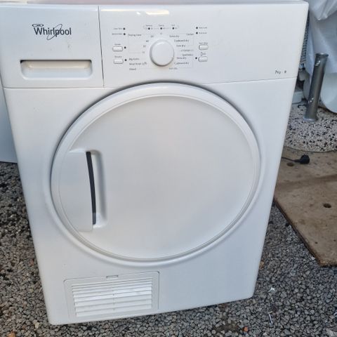 Whirlpool tørketrommel 7kg