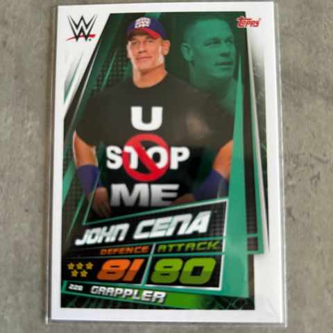 John Cena WWE Slam Attax samlekort 2019