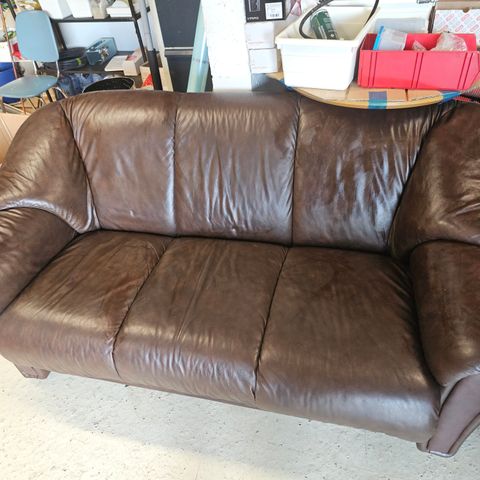 Ekornes 2,5 seters skinnsofa